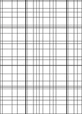 Classic Black White Grid Lines Rug