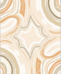 Neutral Earthy Tone Swirl Agate Rug