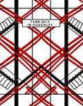 Bold Red Geometric Interlocking Stripes Rug
