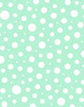 Mint Green White Polka Dot Rug