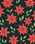 Coral Flower Arrangement Dark Background Rug