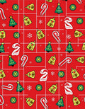 Red Festive Christmas Tree Candy Cane Rug