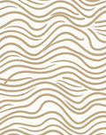 Gold Sand Dune Abstract Waves Rug