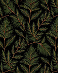 Dark Green Pine Needle All Over Rug