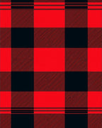 Bold Red Black Buffalo Checkered Rug