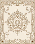 Vintage Neutral Lotus Medallion Rug