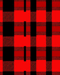 Rustic Lumberjack Gingham Tartan Red Rug