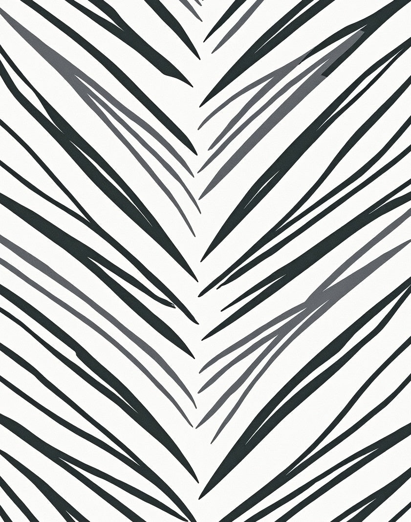 Abstract Black Gray Diagonal Strokes Rug