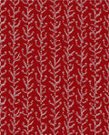 Crimson White Vine Garland Repeat Rug