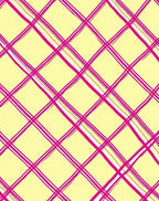Bright Pink Diagonal Plaid Lines Rug