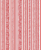 Crimson Vertical Ribbed String Rug