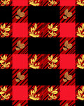 Red Buffalo Plaid Nut Sprig Rug