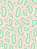 Pastel Organic Blob Swirl Rug