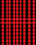 Bold Red Black Plaid Check Area Rug