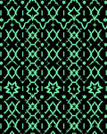 Mint Green Art Deco Lattice Rug