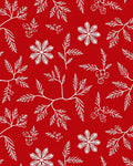 Crimson Fern and Berry Sprig Arrangement Rug