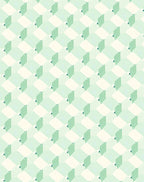 Pale Mint Geo Cube Illusion Rug