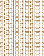 Golden Classical Frame Arrangement Rug