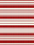 Bold Red White Striped Harmony Rug