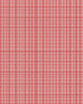 Classic Red White Checkered Textile Rug