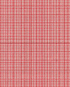 Classic Red White Checkered Textile Rug