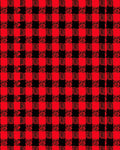 Red Black Buffalo Plaid Checkered Rug