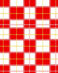Classic Red White Plaid Checkered Rug