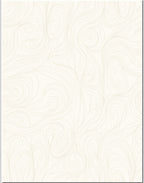 Minimalist Cream Swirling Lines Rug