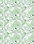 Mint Green Floral Swirl Harmony Rug