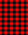 Classic Red Black Buffalo Check Plaid Rug