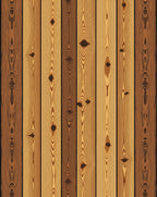 Natural Wood Grain Textured Amber Rug