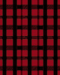 Classic Red Black Plaid Tartan Rug