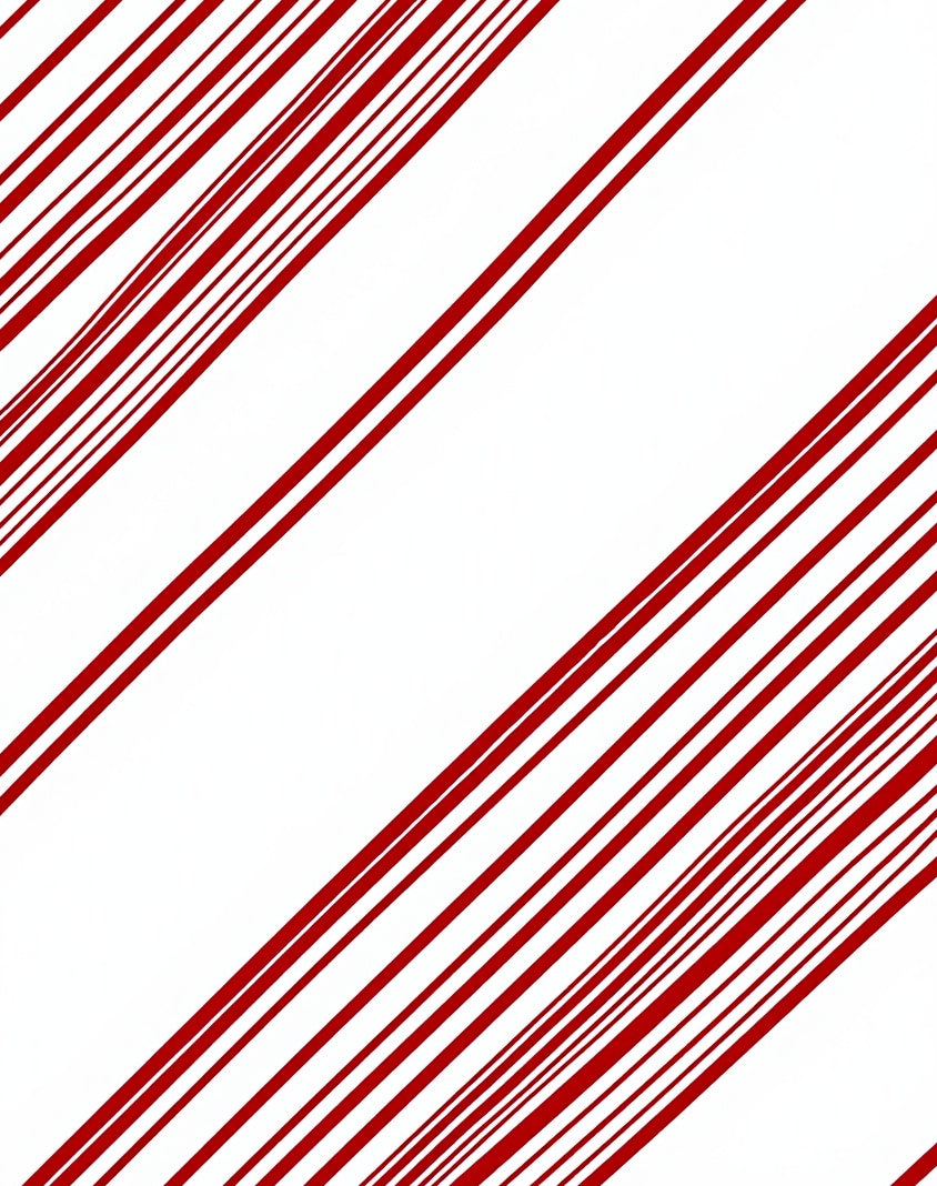 Bold Red Diagonal Stripe Rug
