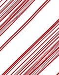 Bold Red Diagonal Stripe Rug