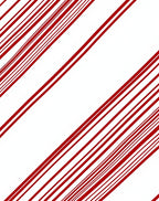 Bold Red Diagonal Stripe Rug