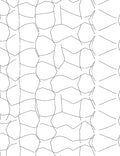 Organic Woven White Geometric Rug