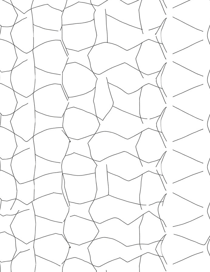Organic Woven White Geometric Rug