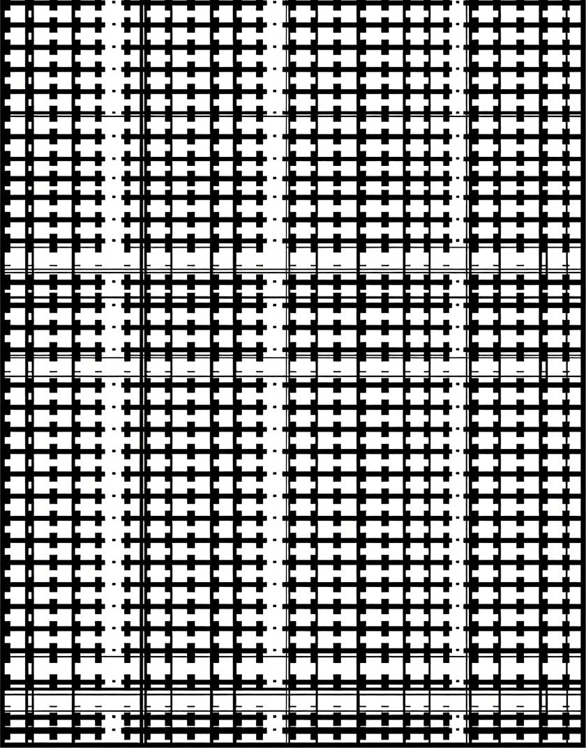 Monochrome Geometric Weave Rug