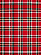 Classic Red Intersecting Plaid Rug