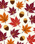 Autumn Leaves Acorn Collection Rug