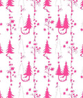 Pink Spruces Starry Bloom Arrangement Rug