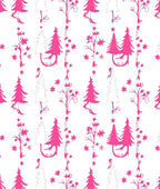 Pink Spruces Starry Bloom Arrangement Rug
