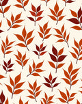 Autumn Leaf Branch Scattering Rug