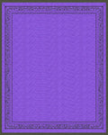 Amethyst Bordered Lattice Rug