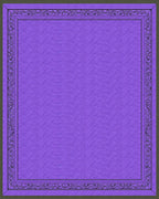 Amethyst Bordered Lattice Rug