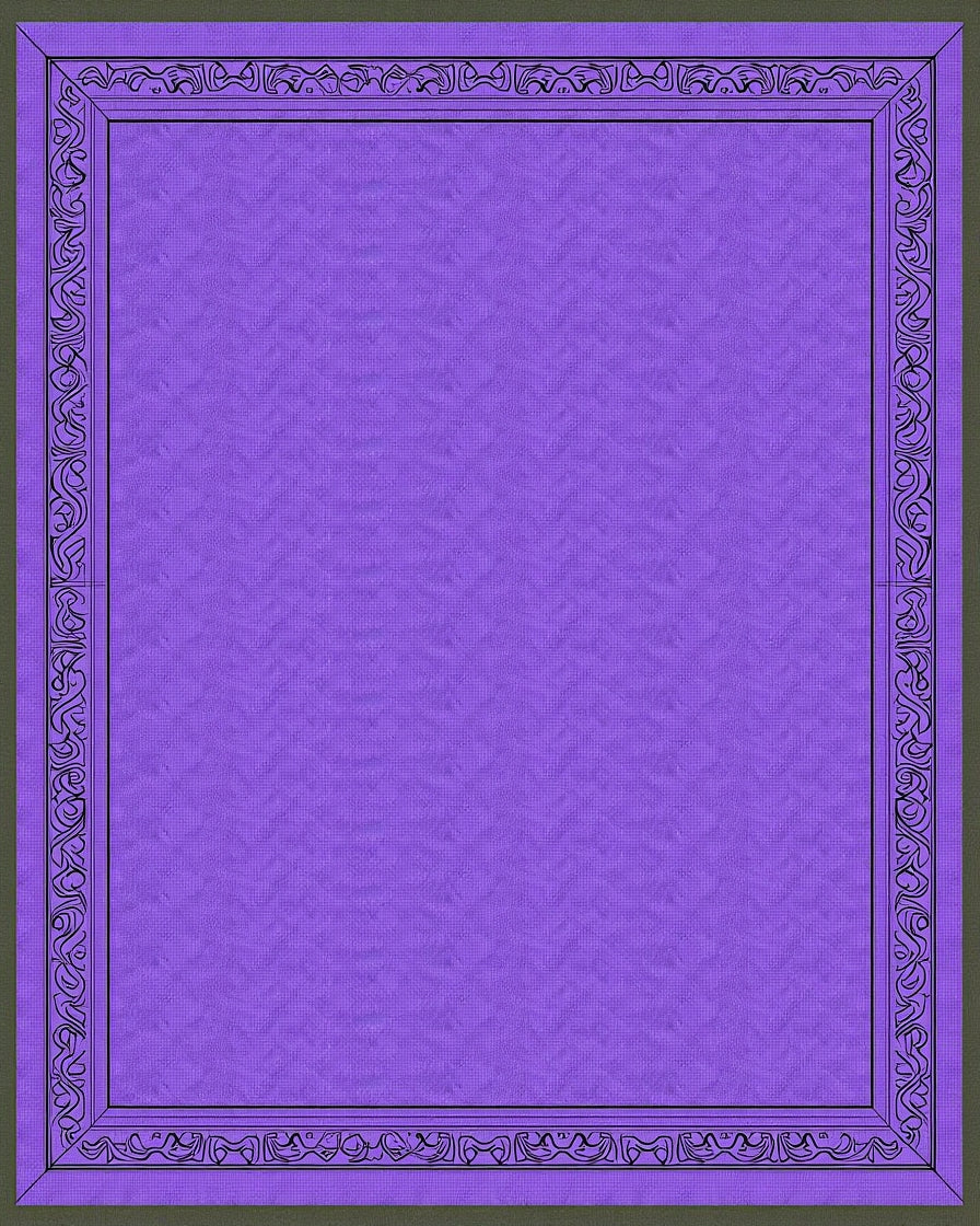 Amethyst Bordered Lattice Rug