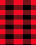 Classic Red Black Buffalo Plaid Rug