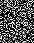 Monochromatic Swirls and Triangles Abstract Rug