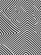 Bold Black White Geometric Stripe Rug