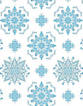Ice Blue Snowflake Medallion Square Rug